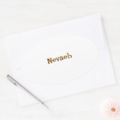 Maak Je Eigen Ovale Sticker (Envelop)