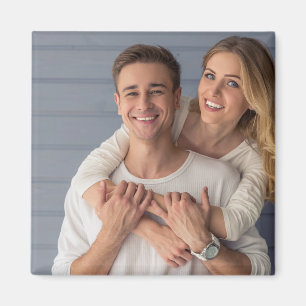 Maak Je Eigen Paar Foto Aangepaste Foto Magneet