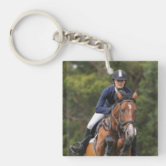 Maak Je Eigen Paarden Foto Aangepast Sleutelhanger