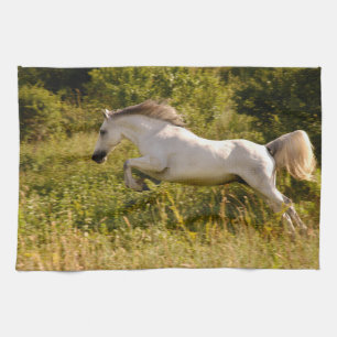 Maak Je Eigen Paarden Foto Aangepast Theedoek