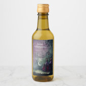 Maak Je Eigen Paarse Elixir Flessen Apotheek Wijn Etiket (Voorkant)