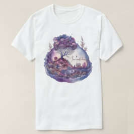 Maak Je Eigen Paarse Fantasielandschap T-shirt