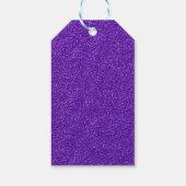 Maak Je Eigen Paarse Glitter Cadeaulabel (Achterkant)