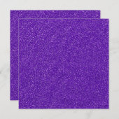 Maak Je Eigen Paarse Glitter Feestdagenkaart (Voorkant / Achterkant)