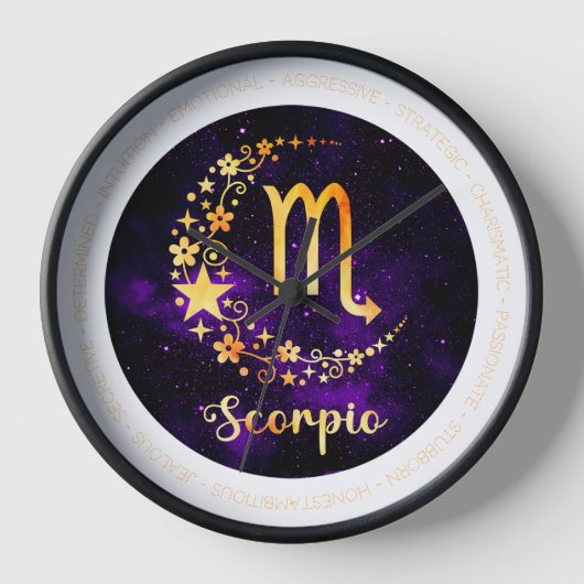Maak je eigen Paarse Hemelse Schorpioen Zodiac tek (Voorkant)