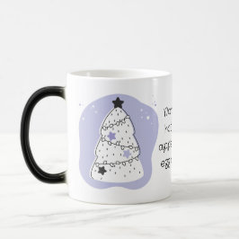 Maak je eigen paarse kerstboom magische mok