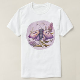 Maak je eigen paarse mottenvlinder en wilde bloeme t-shirt