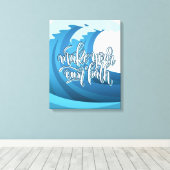 Maak je eigen pad | Motivatie prijsopgave Canvas Afdruk (Insitu (Houten vloer))
