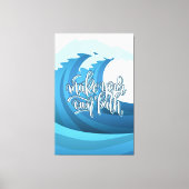 Maak je eigen pad | Motivatie prijsopgave Canvas Afdruk (Voorkant)