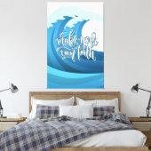 Maak je eigen pad | Motivatie prijsopgave Canvas Afdruk (Insitu (Slaapkamer))