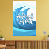 Maak je eigen pad | Motivatie prijsopgave Canvas Afdruk (Insitu (Woonkamer))