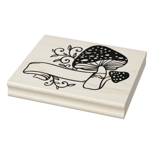 Maak Je Eigen Paddenstoelen Vlag Rubberstempel (Stempel)