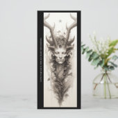 Maak Je Eigen Pagan Cernunos Bladwijzerkaart (Staand voorkant)
