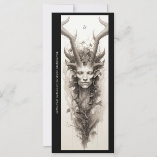 Maak Je Eigen Pagan Cernunos Bladwijzerkaart (Voorkant)