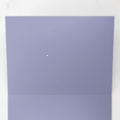 Maak je eigen papier drieluik uitnodiging (Binnenzijde eerst)