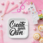 Maak je eigen papieren bord (Feest)