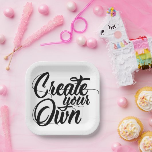 Maak je eigen papieren bord (Feest)