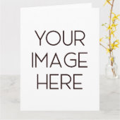 Maak je eigen papieren bord kaart (Gele Bloem)