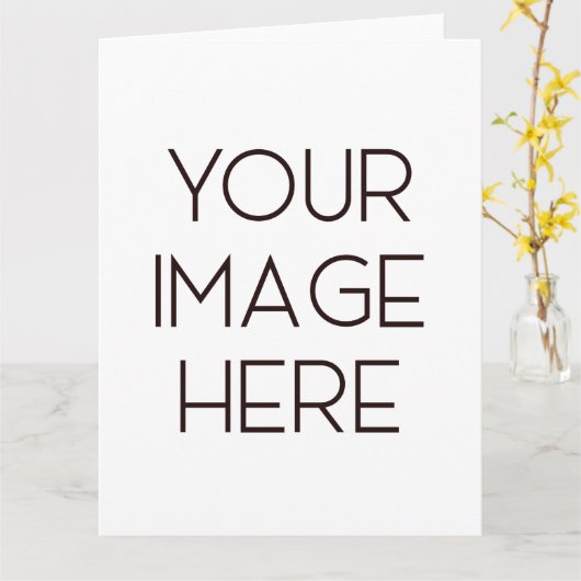 Maak Je Eigen Papieren Bord Kaart (Gele Bloem)