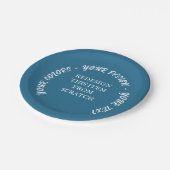 Maak je Eigen Papieren Bordje (Gekanteld)