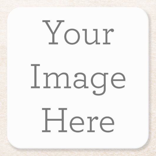 Gepersonaliseerde Vierkante Onderzetters (Voorkant)