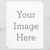 21,6 cm x 27,9 cm Papiervel (Voorkant / Achterkant)