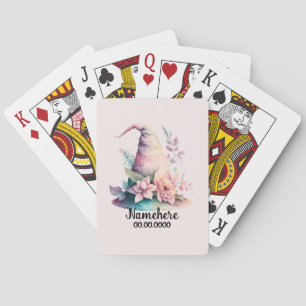 Maak Je Eigen Pastel Regenboog Heksenhoed Rozen Pokerkaarten