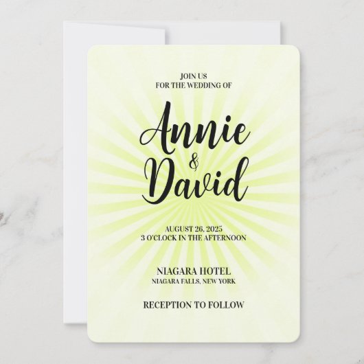 Maak Je Eigen Pastel Retro Starburst Kaart (Voorkant)