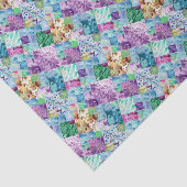 Maak Je Eigen Patchwork Kerstboom Tissuepapier (Detail)
