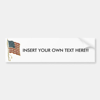 Maak je eigen patriottische bumpersticker
