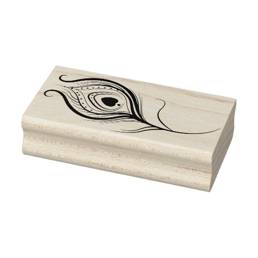 Maak Je Eigen Pauwveer Rubberstempel (Stempel)