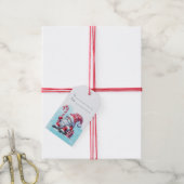 Maak je eigen pepermunt Kerstgnome Sinterklaas Cadeaulabel (Met Touw)