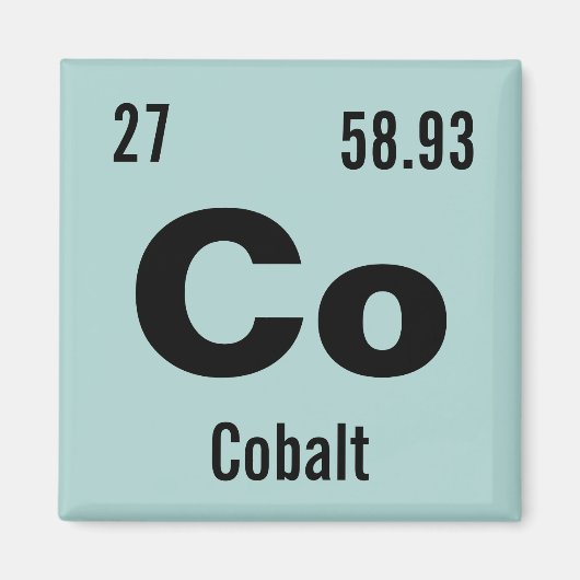 Maak je eigen Periodieke Tabel van de Elementen Magneet (Voorkant)