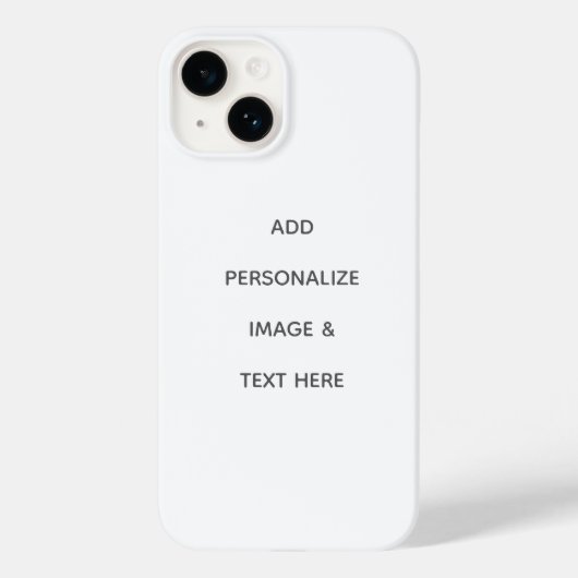 Maak je eigen personalisatie Case-Mate iPhone case (Achterkant)