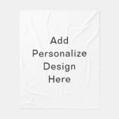 maak je eigen personalisatie fleece deken (Voorkant)