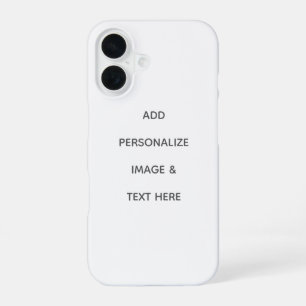 Maak je eigen personalisatie iPhone 16 hoesje