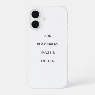 Maak je eigen personalisatie iPhone 16 hoesje