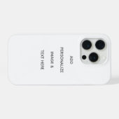 Maak je eigen personalisatie iPhone hoesje (Achterkant horizontaal)