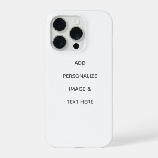 Maak je eigen personalisatie iPhone hoesje (Achterkant)