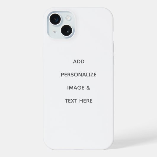 Maak je eigen personalisatie iPhone hoesje (Achterkant)