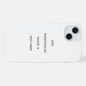 Maak je eigen personalisatie iPhone hoesje (Achterkant horizontaal)