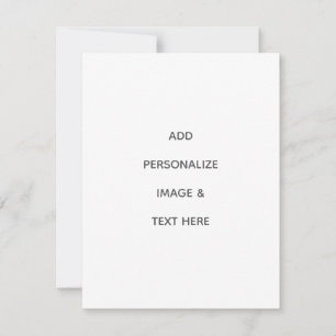 Maak je eigen personalisatie RSVP kaartje