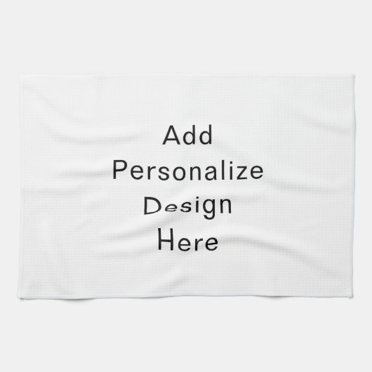 maak je eigen personalisatie theedoek (Horizontaal)