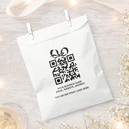 Maak Je Eigen Persoonlijke QR Code Zakelijk Bedankzakje (Geknipt)