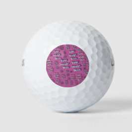 Maak Je Eigen Persoonlijke Sport Cadeau Golfballen