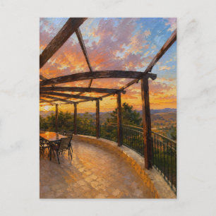 Maak je eigen persoonlijke zonsondergang briefkaart