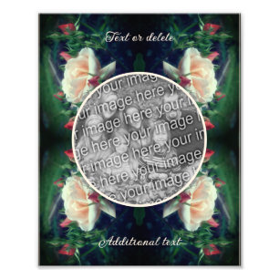 Maak Je Eigen Perzik Roos En Knoppen 8x10 Foto Afdruk