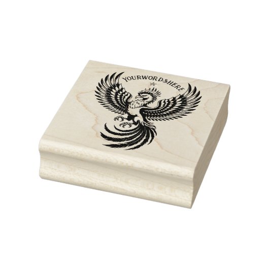 Maak Je Eigen Phoenix Rising Logo Rubberstempel (Stempel)