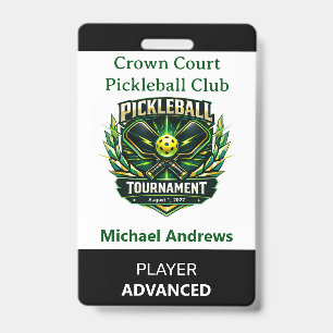 Maak Je Eigen Pickleball Toernooi Badge