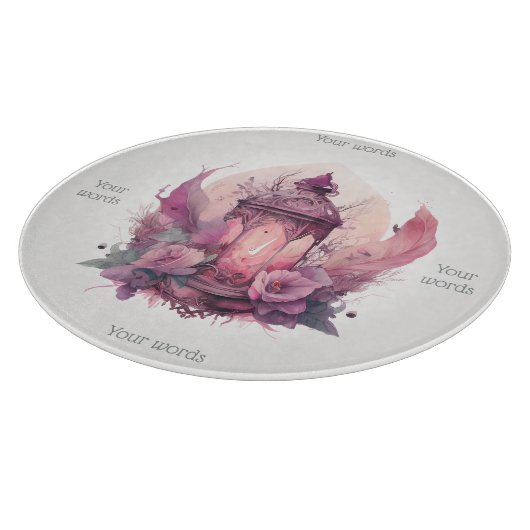 Maak je eigen Pink Lantern & Roses Altaar Snijplank (Hoek)
